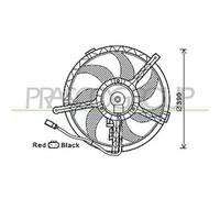 PRASCO MN308F002 Ventola radiatore