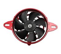 Ventola per motore MASO Paddle Blade estrattore (rosso), in lega di alluminio, 10,2 cm, con supporto in metallo