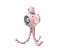 Ventola Per Passeggino Con Clip - Strumento Di Raffreddamento Portatile, Strumento Di Raffreddamento Per Passeggino Da Viaggio, Ventola Nebulizzante Ricaricabile Tramite USB A Tre Velocità, Accessorio