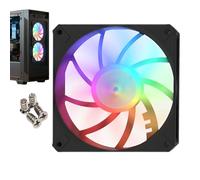 Ventola per PC, ventola di raffreddamento computer | Radiatori RGB Silent Slim CPU per postazioni di lavoro domestiche Game PC Build, Airflow Optimization Tool