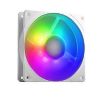 Cooler Master Mobius 120P ARGB White High Performance Interconnecting Ring Blade Fan, PWM 2400rpm, Loop Dynamic Bearing, ARGB C