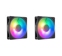 Ventola per Radiatore Cooler Master Mobius 120P ARGB - Design Ring Blade (PWM), Cuscinetto Dinamico ad Anello (max. 75,2CFM, 3,63 mmH2O, 30dBA), Telaio Air-Focus Smussato, RGB Gen 2 Indirizzabile