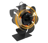 Ventola per Stufa a Legna 6 Pale Ventilatore per camino senza elettricità ecolog