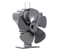 Ventola per stufa a pellet a legna a legna a risparmio di combustibile più grande aria alimentata a calore 5 pale stufa a legna soffiante alimentato a caldo non elettrico casa