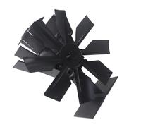 Ventola per stufa a spinta a calore con 8 temperamatite in alluminio Piano di ventilazione aggiornato Regolazione automatica del ritmo sotto 35 dB Fase di rumore Ventola stufa ad alta efficienza