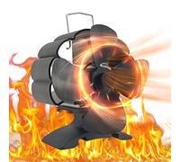 Ventola per stufa alimentata a calore - Circolatore d'aria con bruciatore a legna silenzioso di alta qualità, design avanzato della ventola per non elettrica ed ecologica | di distribuz