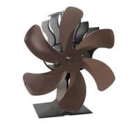 Ventola per stufa sul camino per legna per bruciatore Silenzioso per stufa a legna a pellet per idea 6 Stufa Ventilatore alimentato a caldo Non c'è bisogno di elettricità per legno