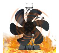 Ventola per termodinamico, ventola per stufa alimentata a calore - Ventilatore silenzioso per stufa - per per la circolazione 'aria calda, per la distribuzione del calore, ventol