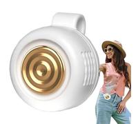 Ventola portatile a clip, silenziosa e potente, con 3 velocità, potente ventilatore portatile ricaricabile, senza fili, per scrivania, uomo, padre, mamma, donna