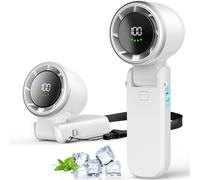 Ventola Portatile A Mano, Ventilatore A Mano Bianco W2I66990