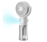 Ventola portatile a nebbias portatile, ventilatore da signore personale ricaricabile, fan della nebbias d'acqua spray, piccoli fan di raffreddamento per i concerti di viaggio in spiaggia estivi