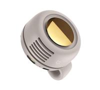 Ventola portatile da collo con clip, ventilatore personale a clip senza cimitero, ventole a batteria per la casa | Raffreddatore d'aria portatile ricaricabile con 3 veli