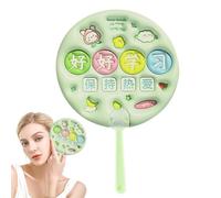 Ventola portatile piccola ventola di raffreddamento portatile ventilatore ventilatore manuale ventaglio rotondo estivo decorazione personale per la casa