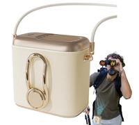 Ventola portatile tascabile, ventola di raffreddamento personale, ventola ricaricabile a 3 velocità, con gancio per borsa e cinturino da polso, gadget di raffreddamento per ufficio, collo all'aperto