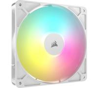Ventola PWM supplementare Corsair RS140 ARGB da 140 mm bianca