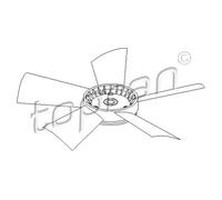 Ventola radiatore 401 191 TOPRAN per MERCEDES-BENZ 190 124 Tre volumi 124 Coupé