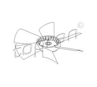 Ventola radiatore 401 468 TOPRAN per MERCEDES-BENZ 190