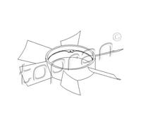 Ventola radiatore 401 470 TOPRAN per MERCEDES-BENZ SPRINTER 2-t Furgone CLASSE E