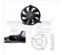 Ventola radiatore 802-0002 TYC per AUDI VW SKODA