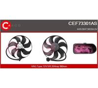 Ventola radiatore CEF73301AS CASCO per AUDI SKODA VW SEAT