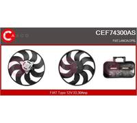 Ventola radiatore CEF74300AS CASCO per LANCIA FIAT OPEL