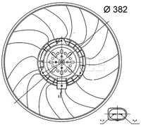 MAHLE ORIGINAL CFF 32 000S Ventola radiatore