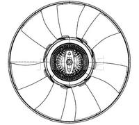 Ventola radiatore CFF 501 000P MAHLE per VW CRAFTER 30-50 Furgone
