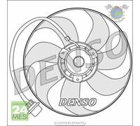 Ventola radiatore Denso per AUDI A3 SKODA OCTAVIA FABIA VW POLO 9A4 9A2 9N2 9A6
