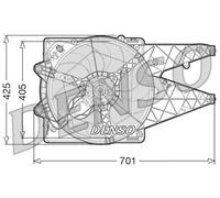 Ventola radiatore DER09101 DENSO per FIAT DOBLO Autobus DOBLO Cargo