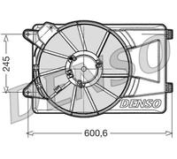 Ventola, raffreddamento motore DENSO DER09305