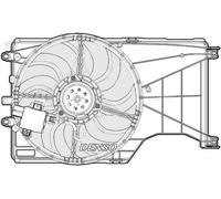 Ventola radiatore DER20001 DENSO per OPEL ADAM CORSA E