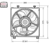 DENSO DER32017 Ventola radiatore