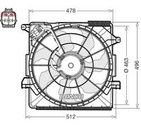 DENSO DER43000 Ventola radiatore