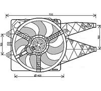 AVA COOLING SYSTEMS FT7567 Ventola radiatore