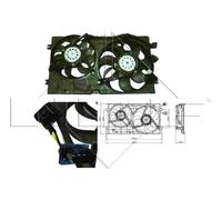 Ventola radiatore Ventola doppia 47403 NRF per VW SKODA