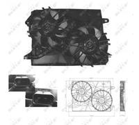 Ventola radiatore Ventola doppia 47674 NRF per CHRYSLER 300C Touring 300C