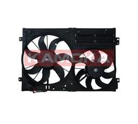Ventola radiatore Ventola doppia 7740041 KAMOKA per VW SKODA AUDI SEAT