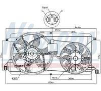 NISSENS 85826 Ventola radiatore