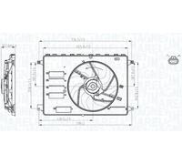 MAGNETI MARELLI 069422761010 Ventola radiatore