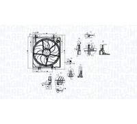 MAGNETI MARELLI 069422787010 Ventola radiatore