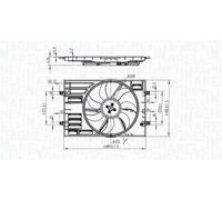 MAGNETI MARELLI 069422828010 Ventola radiatore
