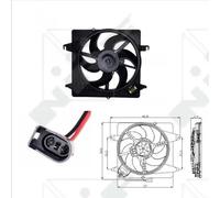 Ventola radiatore Ventola singola 47019 NRF per FORD KA STREET KA