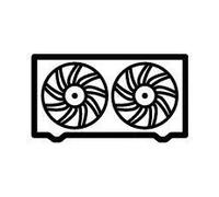 NRF 470208 Ventola radiatore