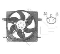 Ventola radiatore Ventola singola 47037 NRF per FORD KA