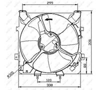 NRF 47041 Ventola radiatore