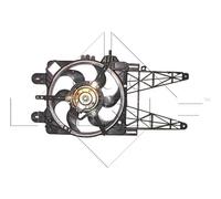 Ventola radiatore Ventola singola 47246 NRF per FIAT PUNTO