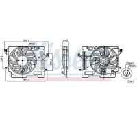 NISSENS 850080 Ventola radiatore
