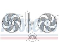 NISSENS Ventola radiatore