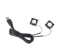 Ventola Raffreddamento da 5 V Alimentata USB 10200 Giri/Min A Basso Rumore 29DBA per PC Stampante Dispositivi Elettronici 2 Tipo PC