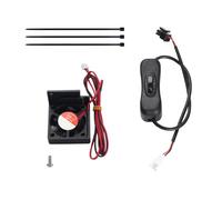 Ventola raffreddamento del motore ' estrusore della stampante 3D DC24V per motore estrusione del laboratorio che garantisce un uso prolungato della ventola silenziosa